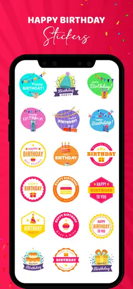 Game screenshot Animated Birthday Stickers! apk