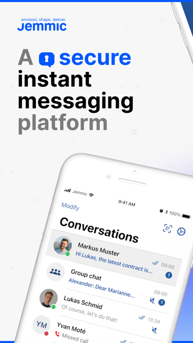 SecuChat Jemmic Screenshot