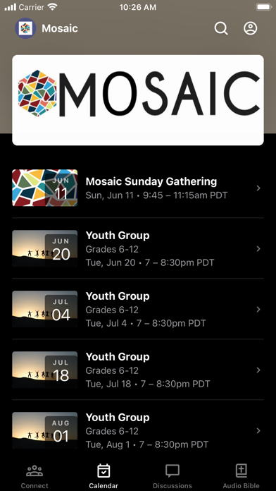 Mosaic Church of Bellingham Screenshot