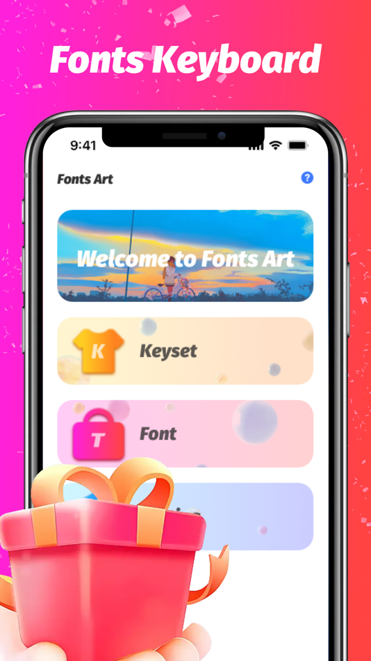 #1. Fonts Art & Keyboard Set (iOS) Podle: Hot VPN