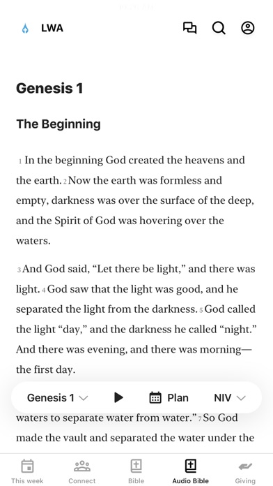 Screenshot 3 of Living Waters Assembly App