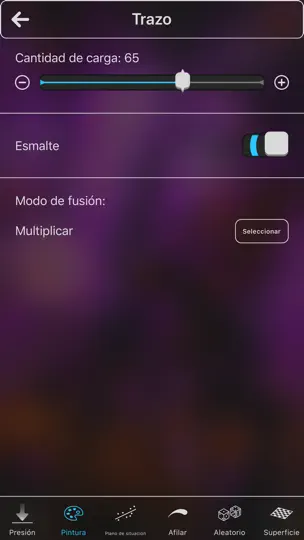 Captura de pantalla de Inspire en iPhone 7