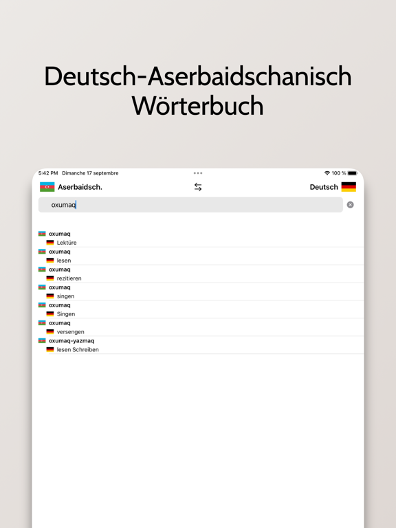 Screenshot #6 pour Aserbaidschanisch-Deutsch