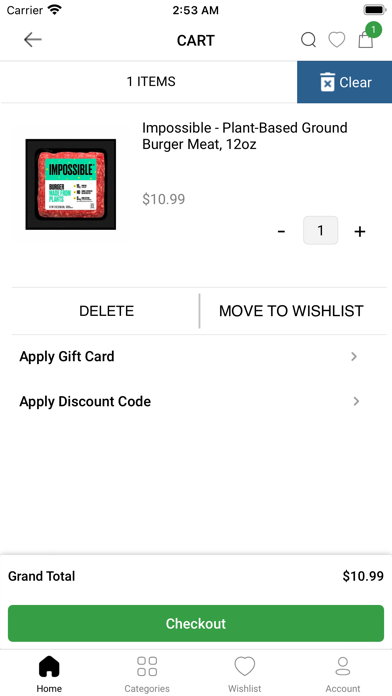 Vegan Essentials Screenshot
