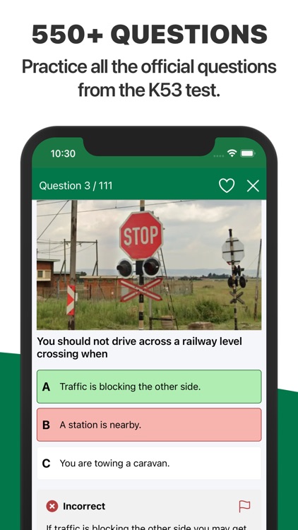 K53 Learner's License Test App