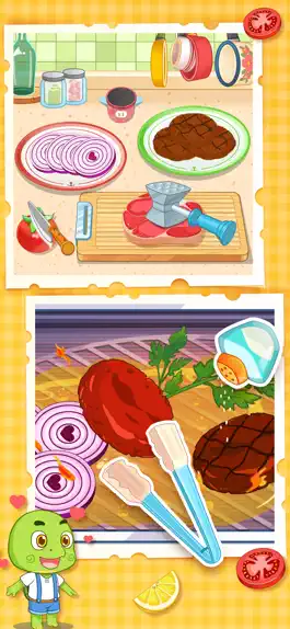 Game screenshot Magic Hamburger Cooking  Game apk