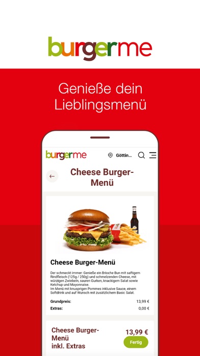 burgerme Screenshot