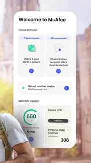 mcafee security & wifi privacy iphone screenshot 2