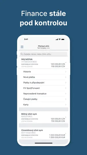 BUSINESS 24 Mobilní banka screenshot 3