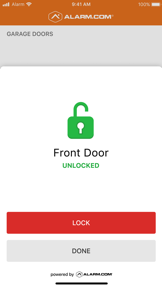 Alarm.com screenshot