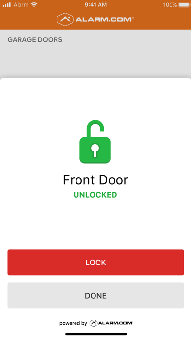 Alarm.com Screenshot