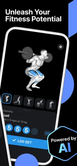 Game screenshot Fitness AI: Gym & Home Workout apk