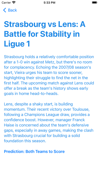 Footy: Betting Tips & Predict Screenshot