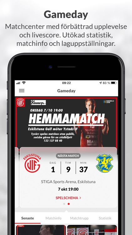 Eskilstuna GUIF - Gameday