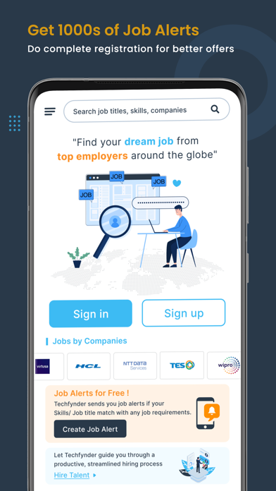 Techfynder - Job Search App Screenshot