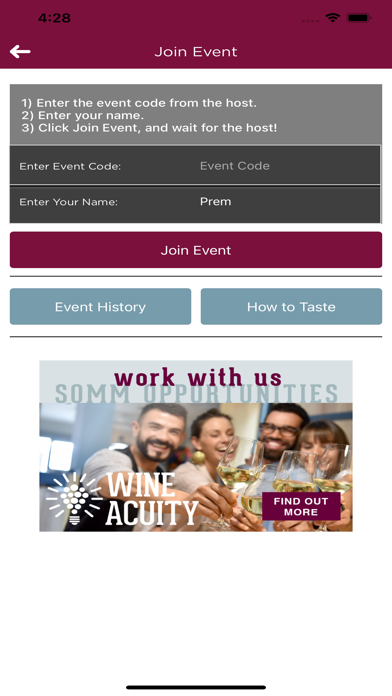 Wine Acuity Pro Screenshot