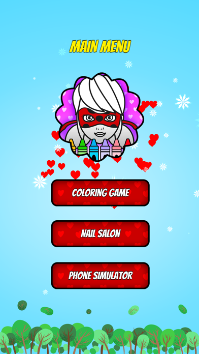 Ladybug Coloring & Nail Salon Screenshot
