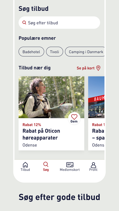 Ældre Sagen Tilbud Screenshot