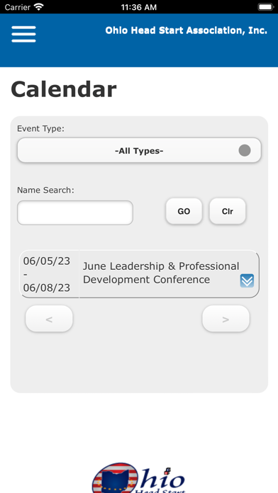 OHSA Mobile App Screenshot