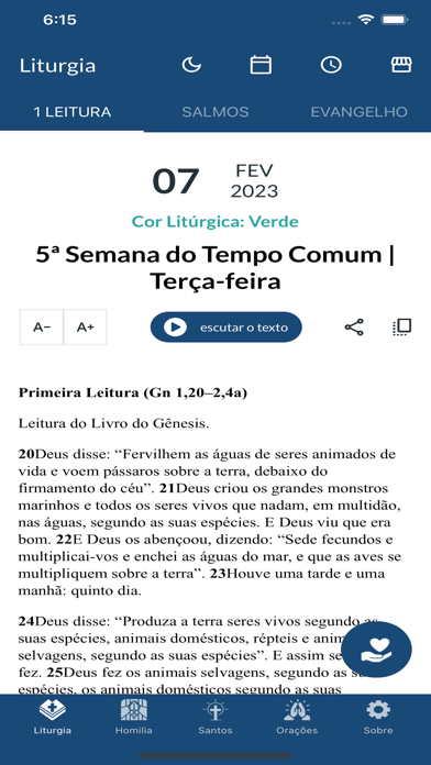 Liturgia Diária Screenshot