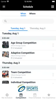 the crossfit games event guide iphone screenshot 3