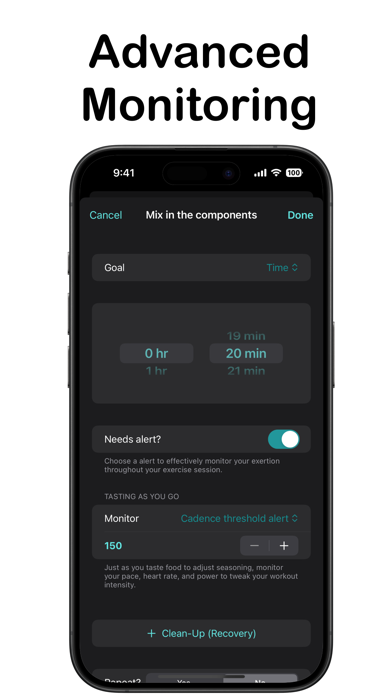 WorkoutKitchen Screenshot