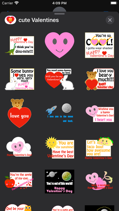 cute Valentine greetings Screenshot