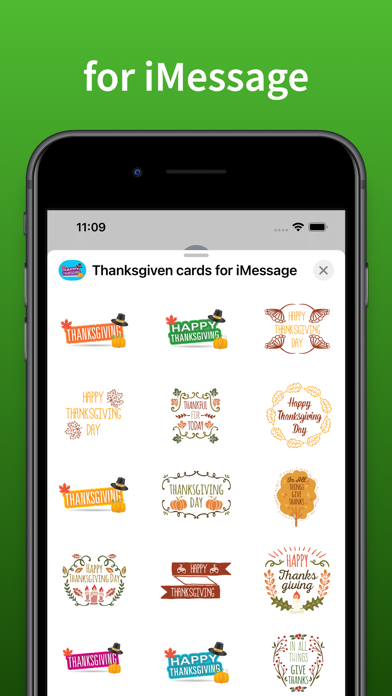 Happy Thanksgiving - stickers Screenshot