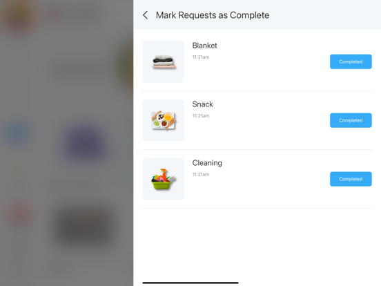 ComCierge Patient iPad screenshot 4 - Medical app