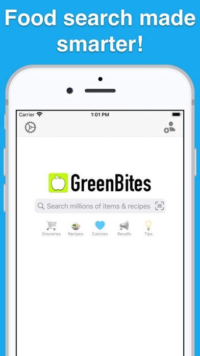 GreenBites - Smart Food Search Screenshot