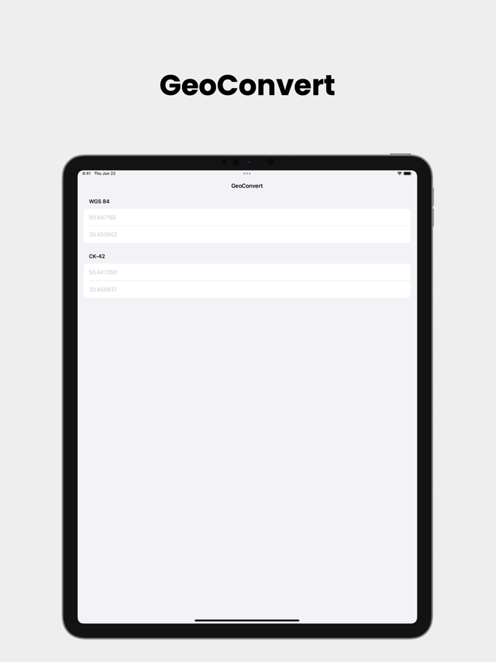 GeoConvert