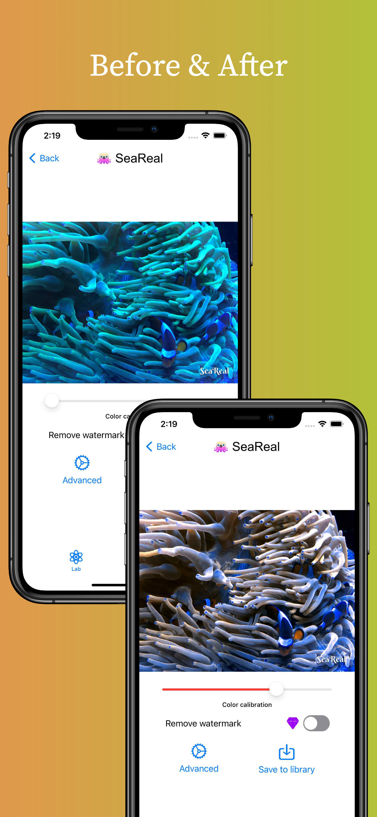 SeaReal: Dive Photo Editor
