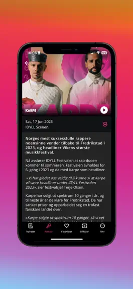 Game screenshot IDYLL Festivalen hack