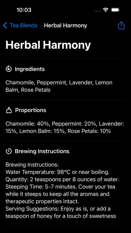Ti : PicoTea Blend Log