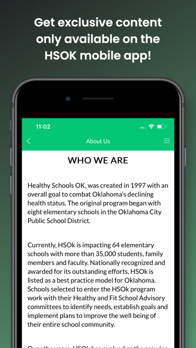 Healthy Schools Ok Screenshot