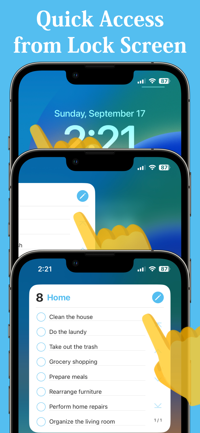 Interactive To Do Widget