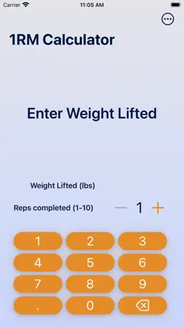 Game screenshot One Rep Max Calculator - (1RM) mod apk