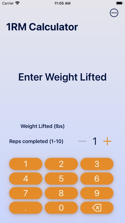 One Rep Max Calculator - (1RM) by Brian Mcabee