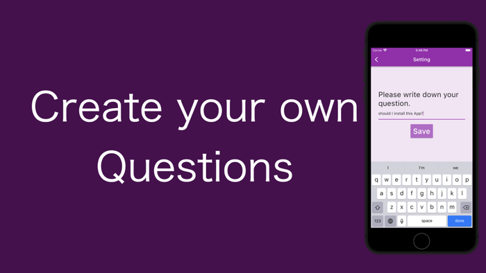 Two Choices answering app