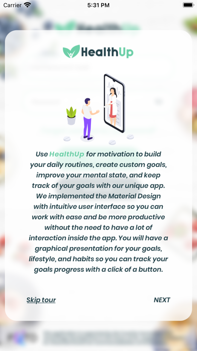 HealthUp Screenshot