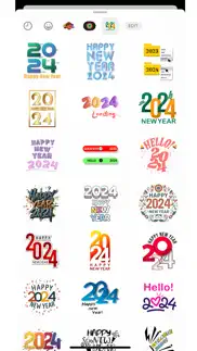 How to cancel & delete new year 2024 stickers 2