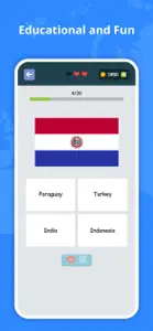 Flags of countries: Quiz Game screenshot #2 for iPhone