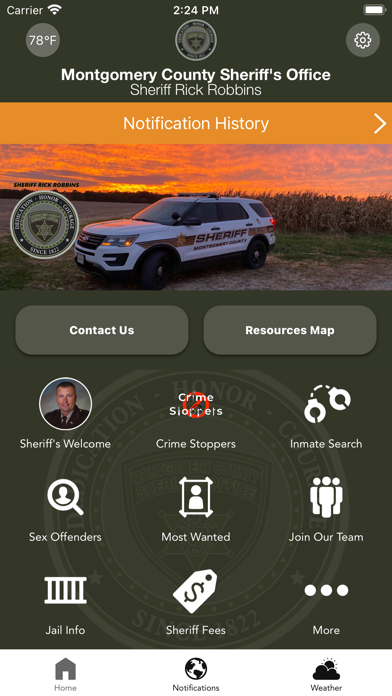 Montgomery Co Sheriff Illinois Screenshot