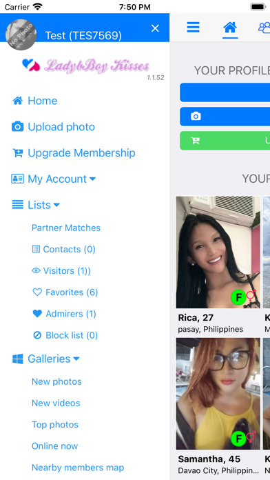 Ladyboykisses Dating Screenshot