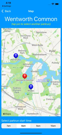 Game screenshot Parkrun Forecast apk