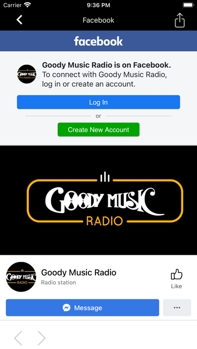 Goody Music Radio Screenshot
