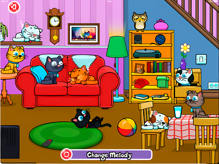 Cat Piano Meow - Sounds and Game