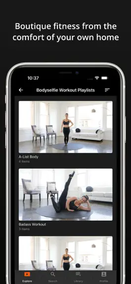 Game screenshot BodyselfieTV Online Workouts hack
