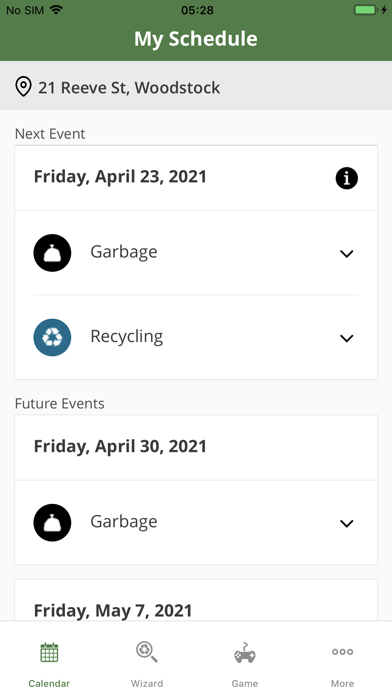 Oxford County Wasteline Screenshot