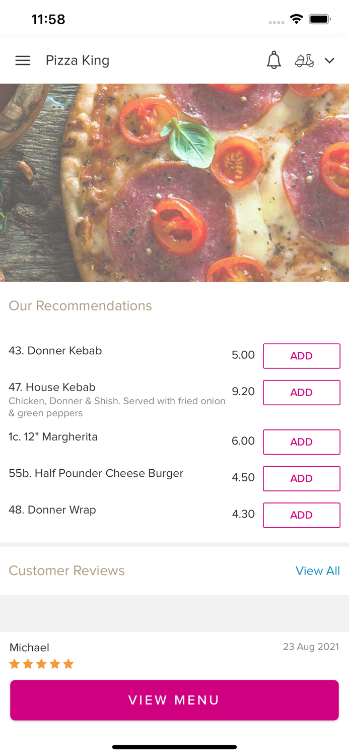 Pizza King North Shields